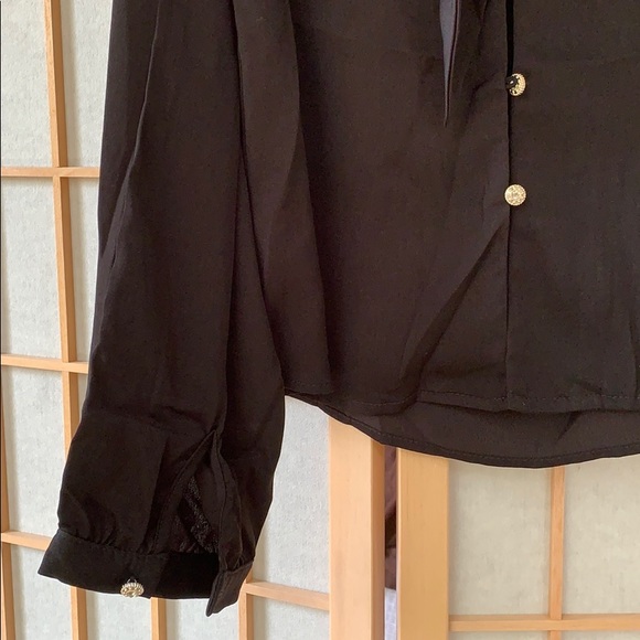 New Lulú Mari Black Blouses Long Sleeves. - Picture 6 of 6